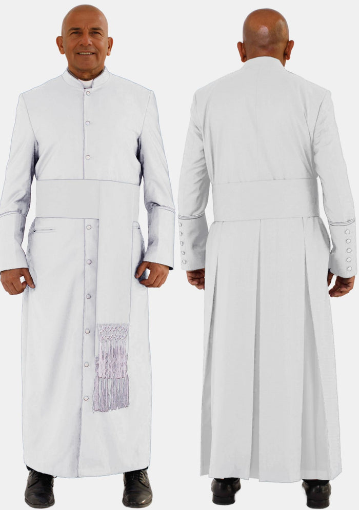 Mens eClergys Robe White