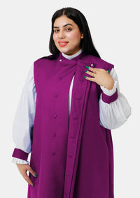 3 Stripe Red Purple Chimere and Rochet Set