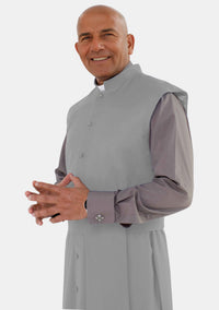 Abdiel Sleeveless Clergy Robe Gray