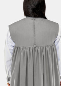 3 Stripe Grey Women Clergy Chimere