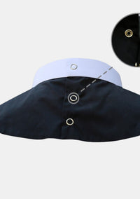 Back Button Clergy Bib Collar