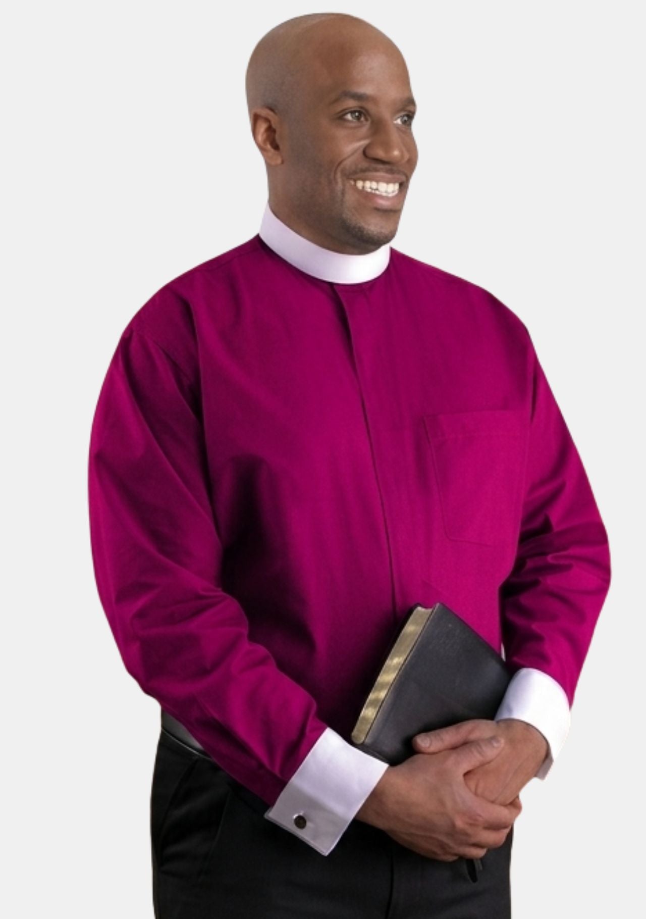 Bishop Purple Full Collar eClergy's Shirts