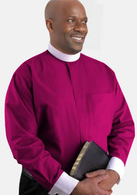 Bishop Purple Full Collar eClergy's Shirts