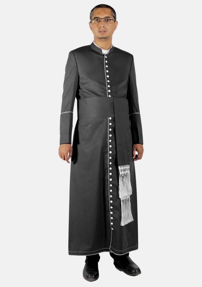 Murphys Cassock  for Men Black and White