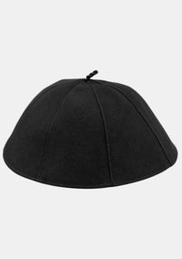 Black Zucchetto Cap