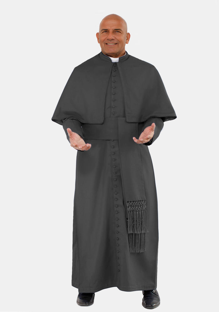 Jason Cassock for Men Black with Shoulder Cape