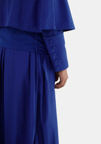 Felix Cassock for Men Royal Blue with Shoulder Cape