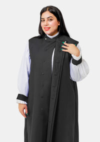 3 Stripe Black Chimere and Rochet Set