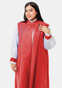 3 Stripe Female Red Chimere and Rochet Set