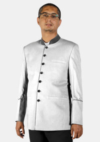 Abraham Legacy Minister Jacket in White for Men