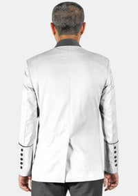 Abraham Legacy Minister Jacket in White for Men