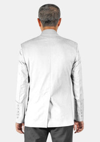 Abraham Legacy Minister Jacket in White for Men