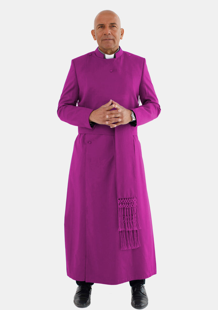 Onesimus Red Purple Anglican Cassock for Men