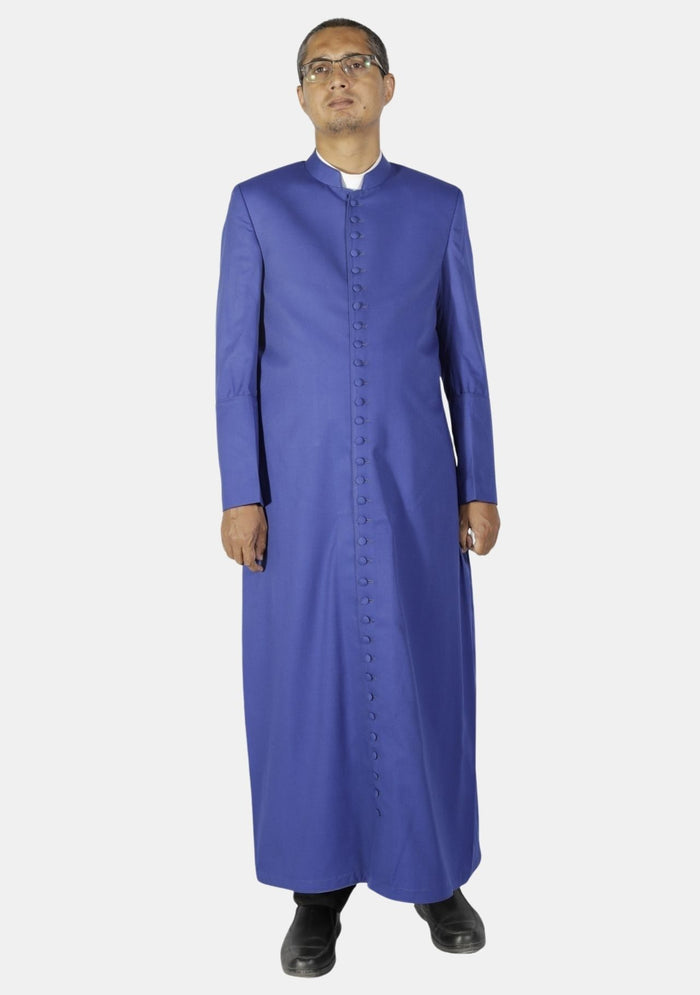 Caiden Cassock for Men Royal Blue