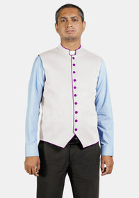 Sacred Rites Clerical White Vest