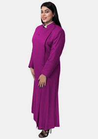 Women's Red Purple Anglican Cassock