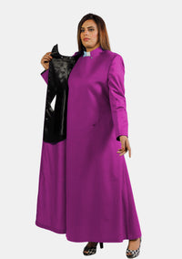 3 Stripe Red Purple Chimere and Rochet Set