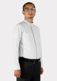 White Tab Collar eClergy's Shirt