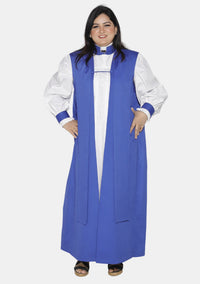Anglican Traditional Chimere for Women Royal Blue