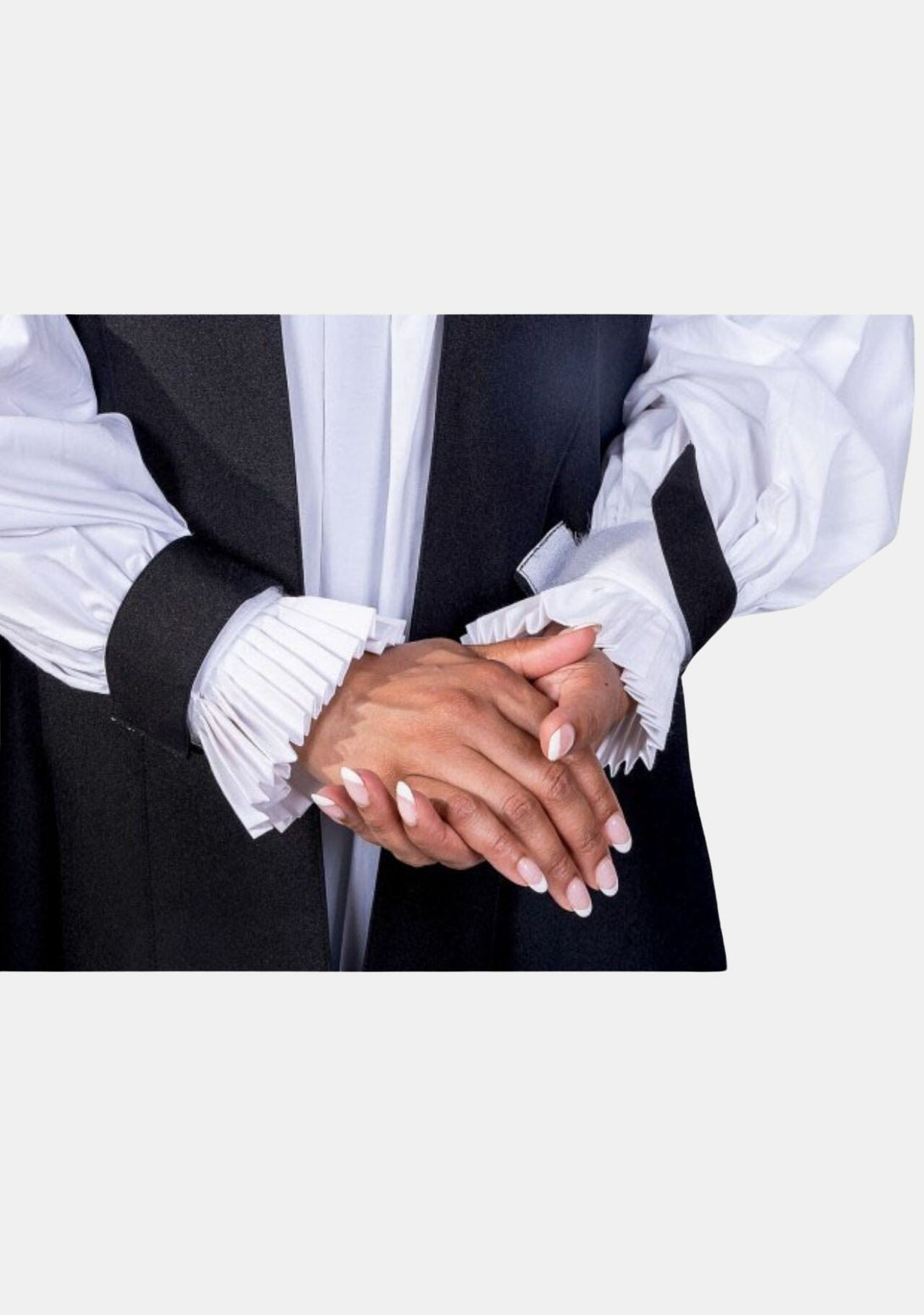 Women's White Rochet with Detachable Cuffs | eClergys™