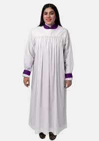 3 Stripe Female Clerical Chimere for Bishop