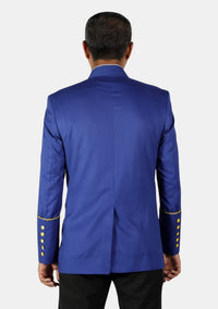 Royal Blue and Gold Cleric Jacket